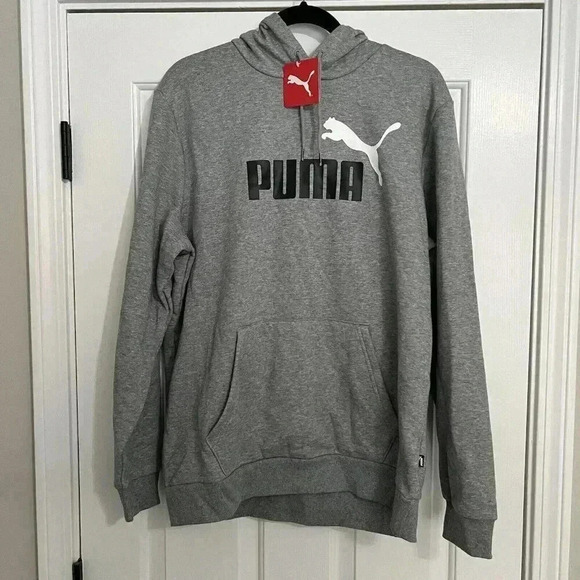 PUMA Other - Puma Men's Hoodie Size Large Gray New W/Tags Sweatshirt Athletic Sports